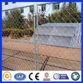 Temporary Fence With Chain Link Mesh Filled